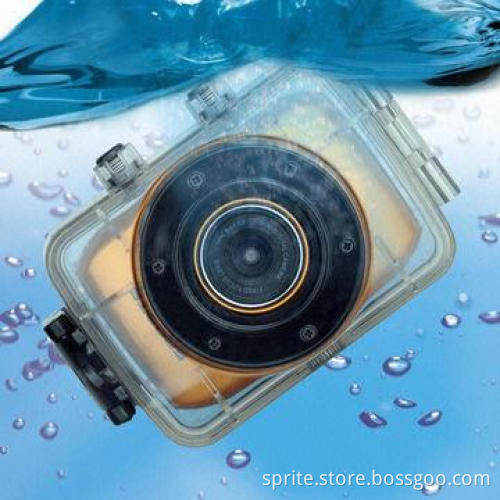 Multifunction Sports Video Camera with 2.0-inch Touchscreen, 1.3MP HD720P and Waterproof Housing